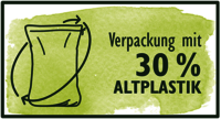 Verpackung 30% Altplastik